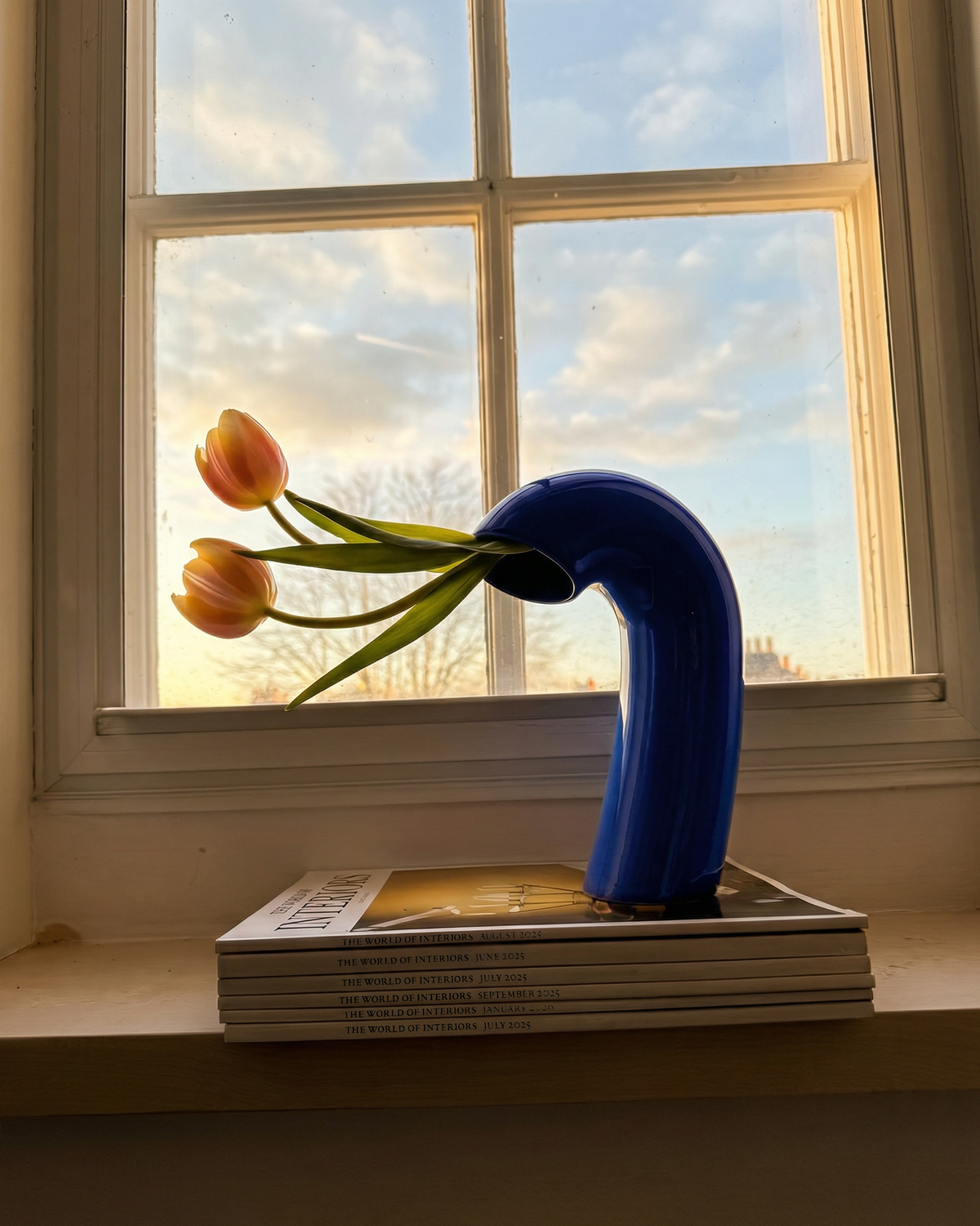 Vita Vase, Cobalt Blue