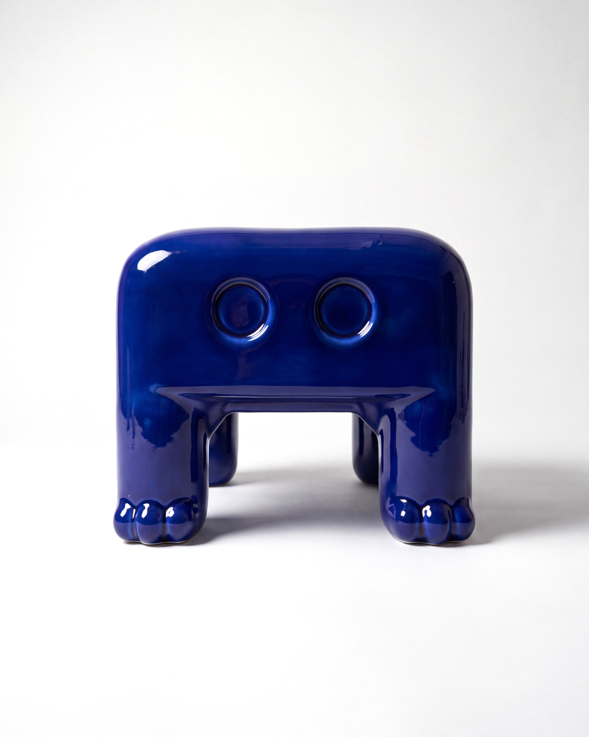 Atlas Side Table, Cobalt Blue