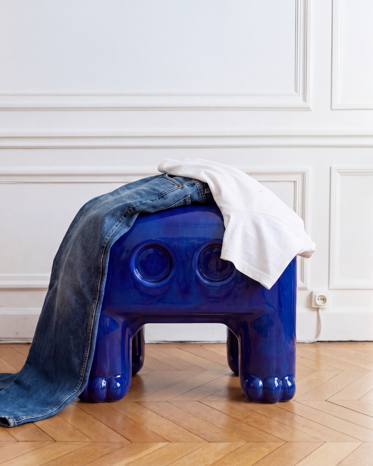 Beistelltisch Atlas, Cobalt Blue