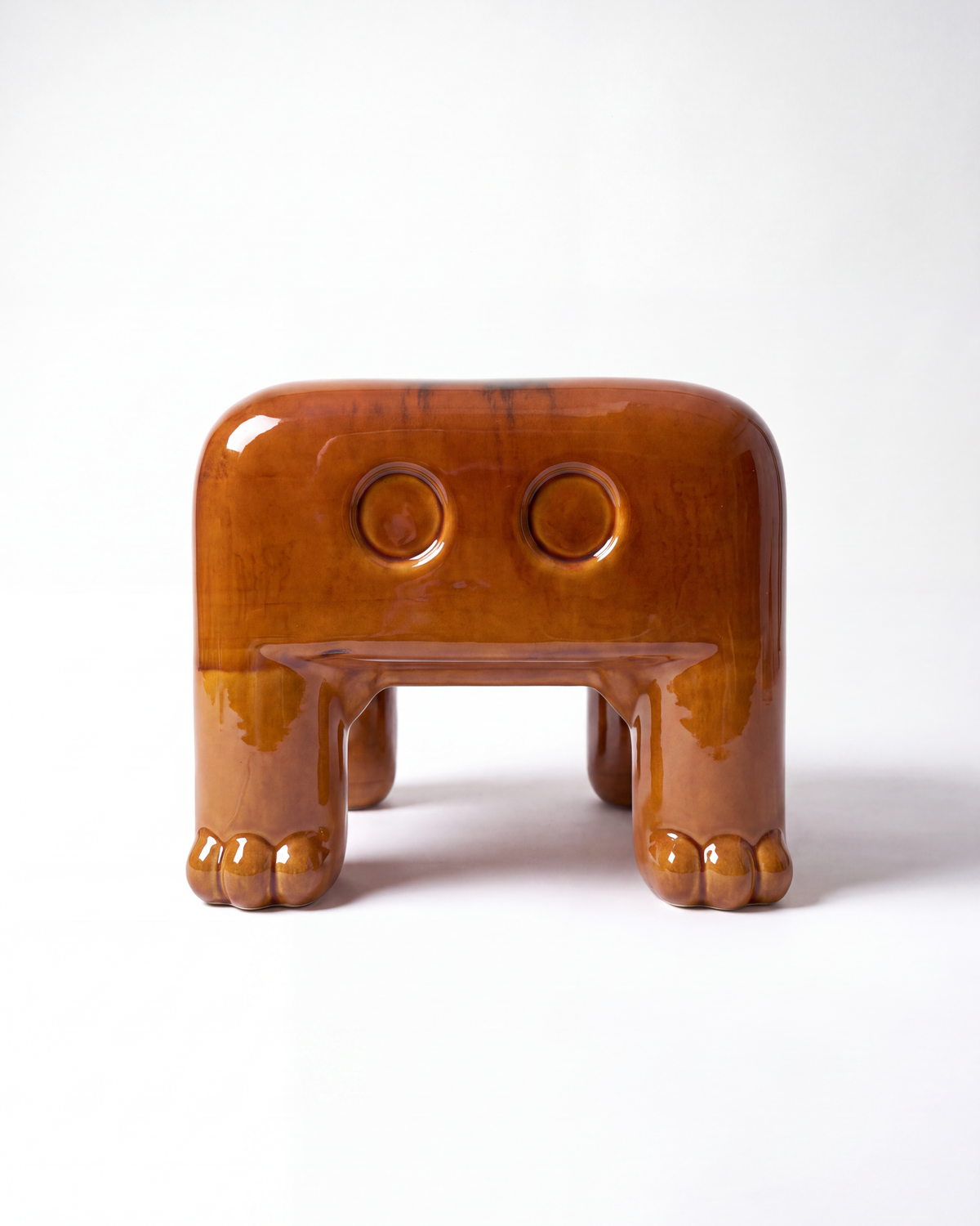 Atlas Side Table, Tiger’s Eye
