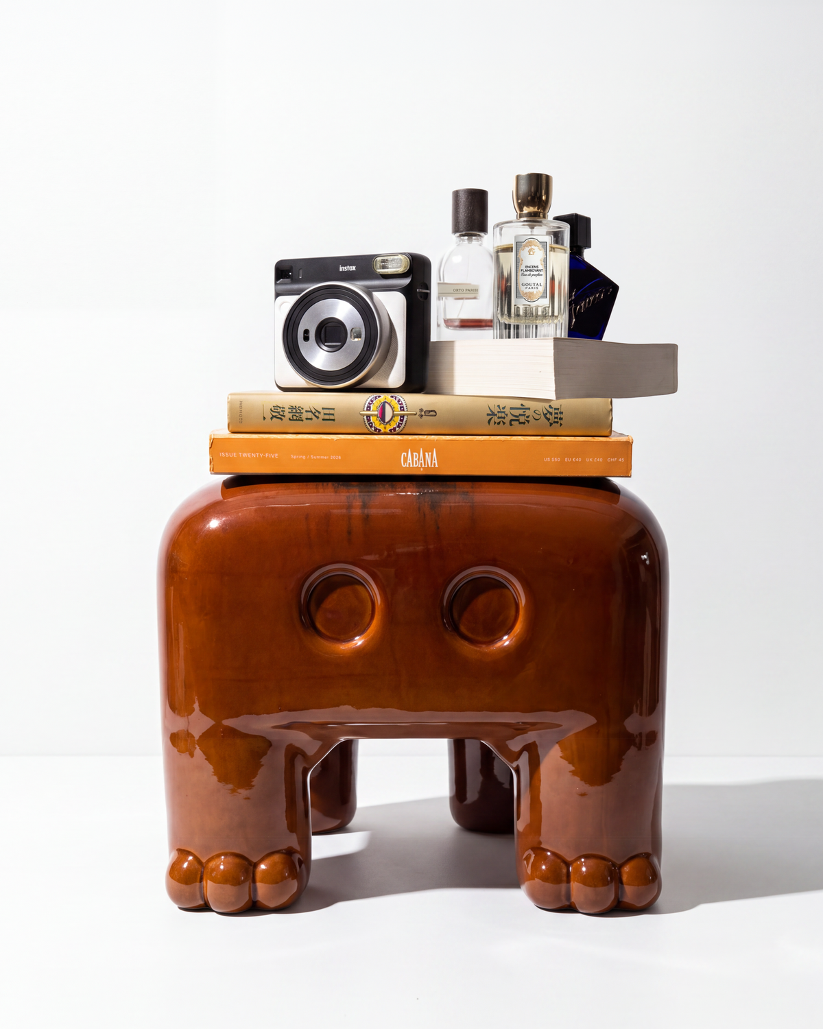 Atlas Side Table, Tiger’s Eye