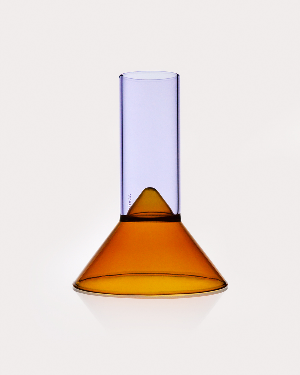 Martini Shot Glass, Amber & Lilac