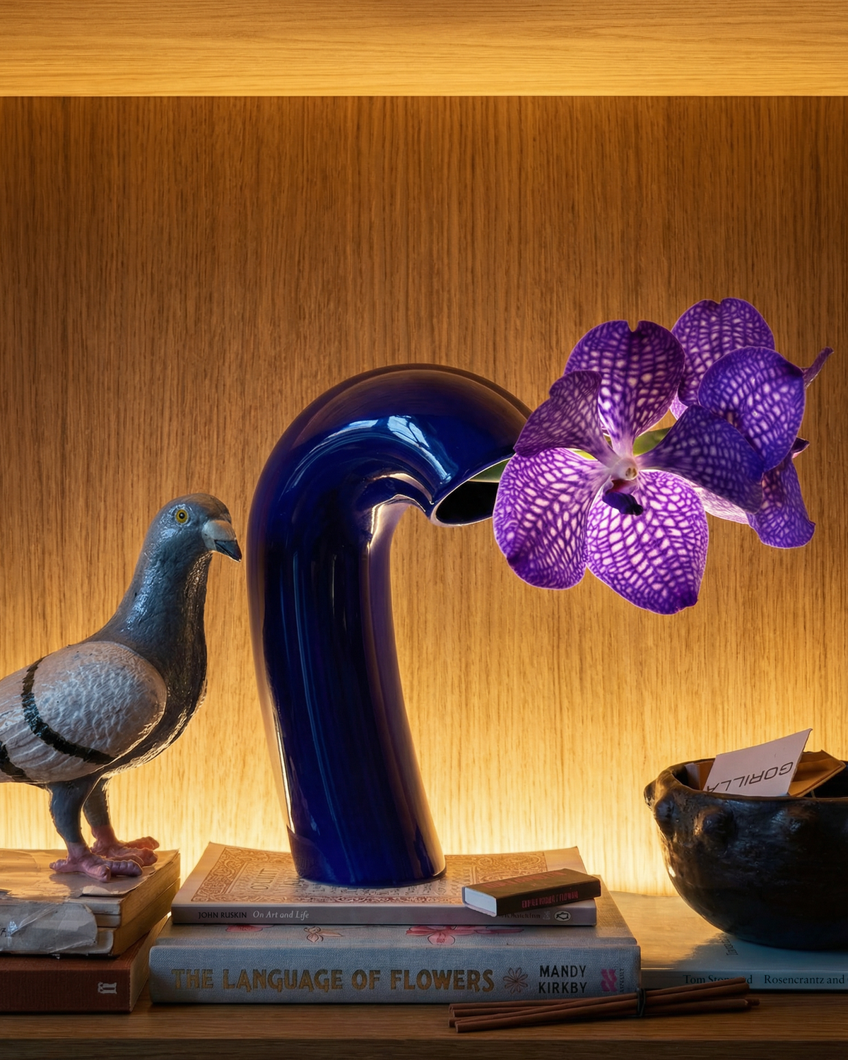 Vita Vase, Cobalt Blue