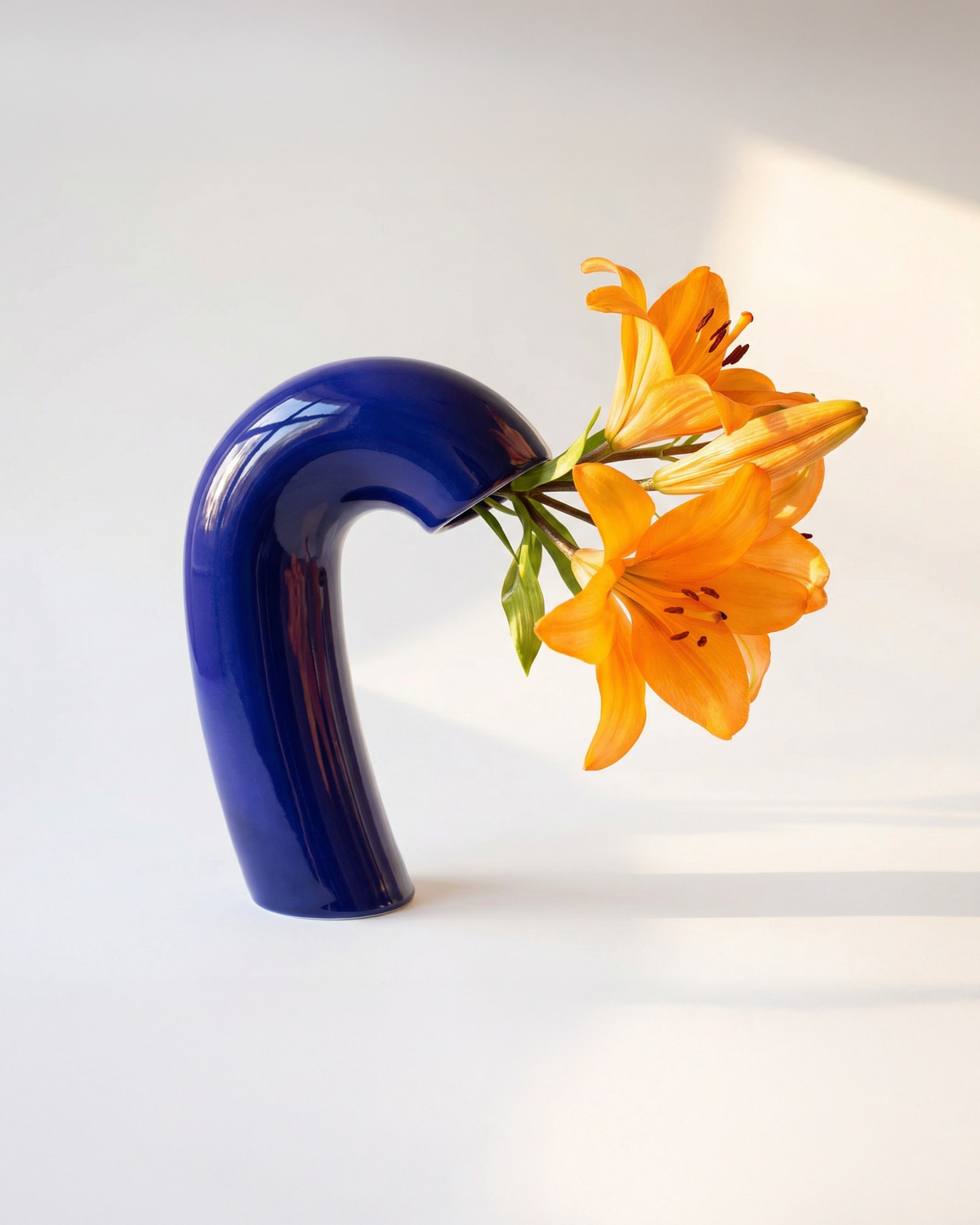 Vita Vase, Cobalt Blue