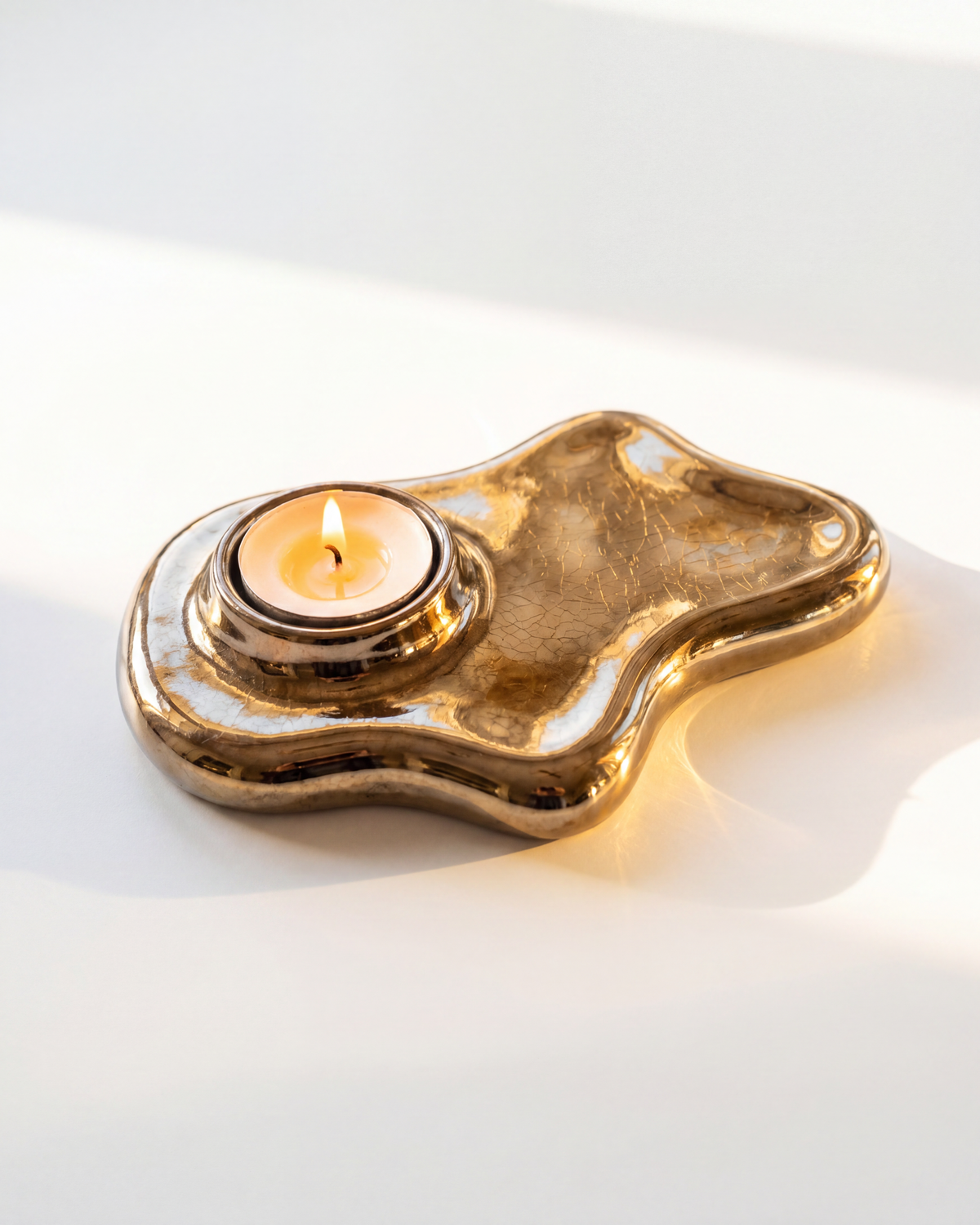 Teelichthalter Alchemy, Ash Gold