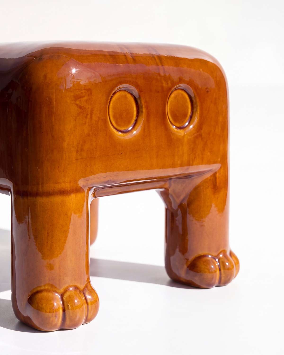 Atlas Side Table, Tiger’s Eye