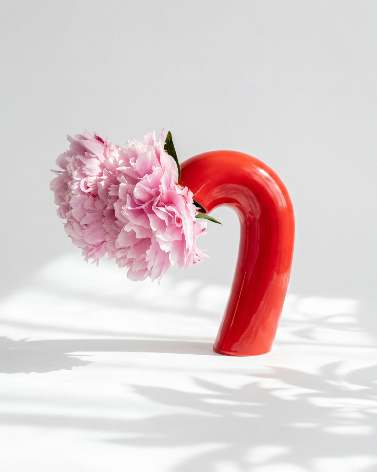Vita Vase, Poppy Red