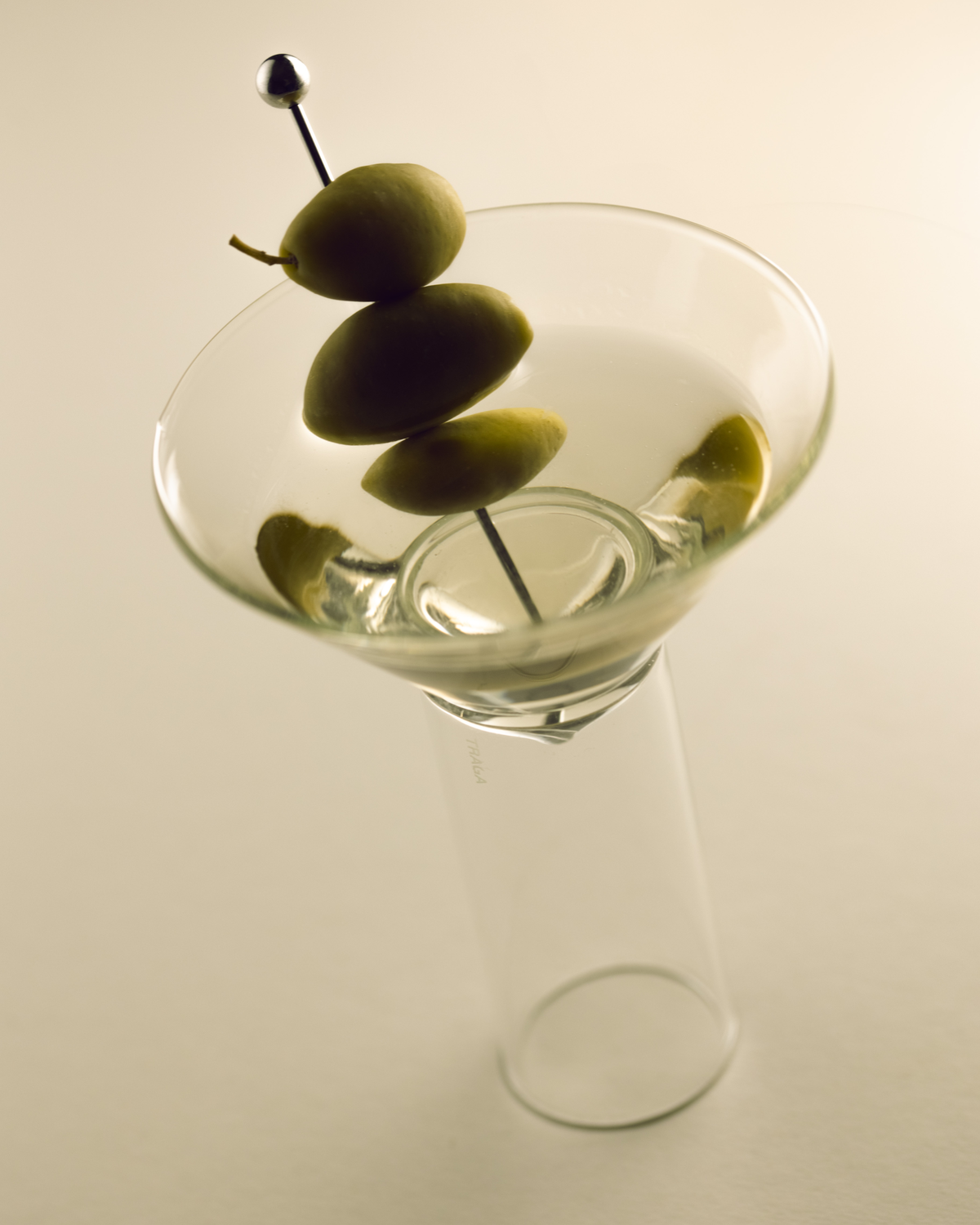 Martini Shot Glasses, Transparent Set of Four