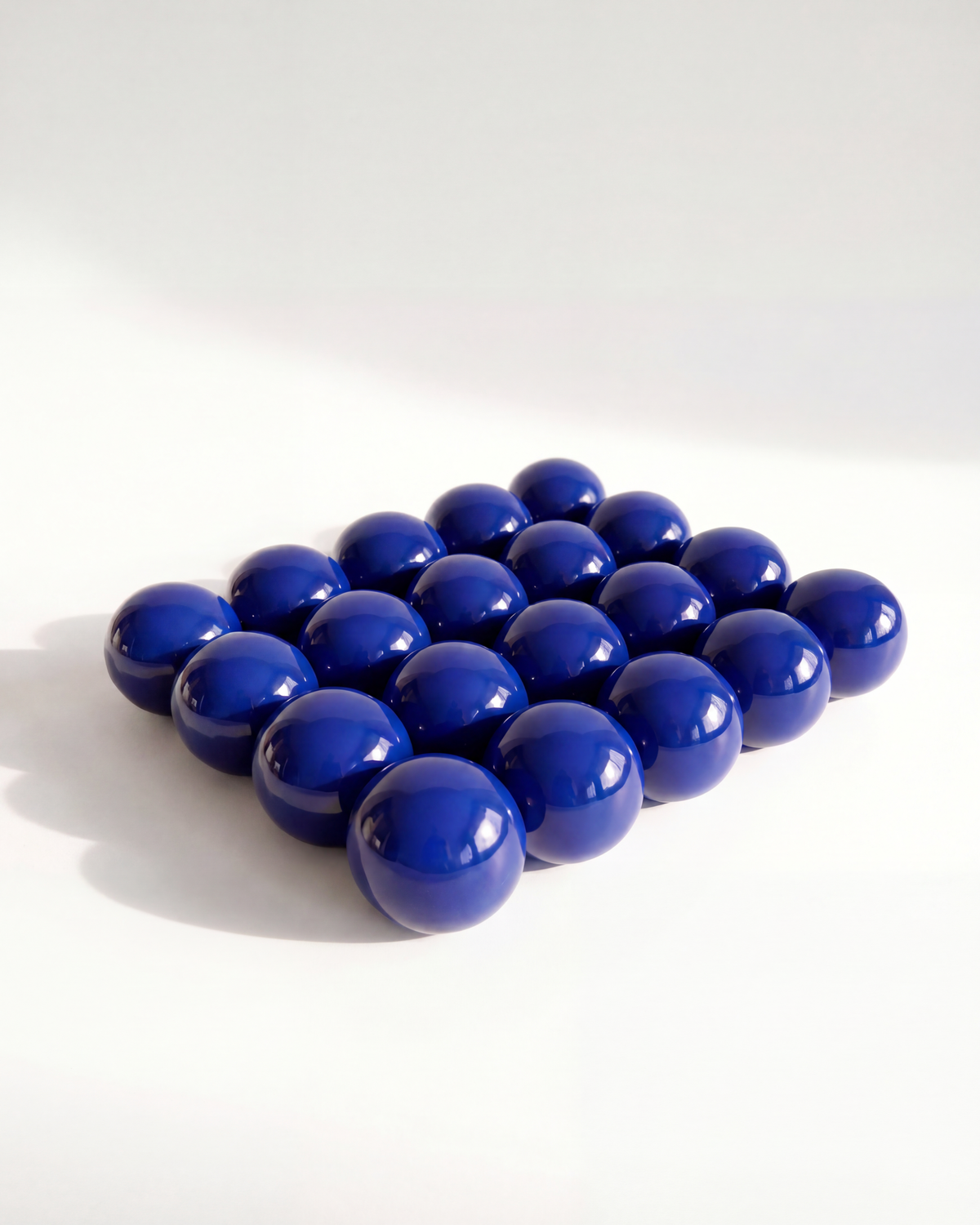 Still Life Fruit Bowl, Cobalt Blue